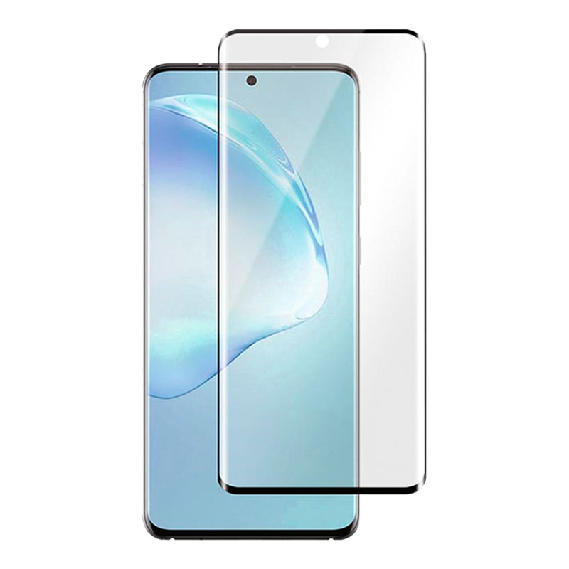 Protection en verre trempé avec bordures pour Samsung Galaxy S20