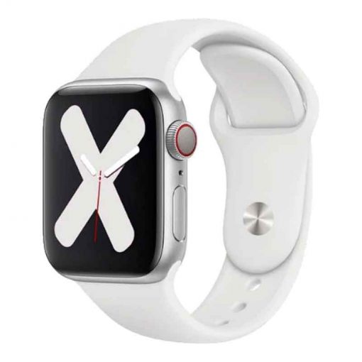 theklips-bracelet-montre-apple-watch-silicone-blanc