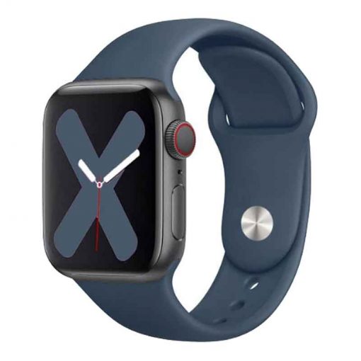 theklips-bracelet-montre-apple-watch-silicone-bleu-nuit