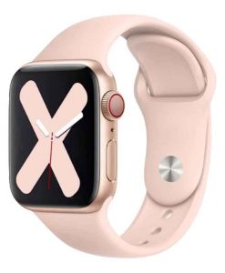theklips-bracelet-montre-apple-watch-silicone-rose-sable