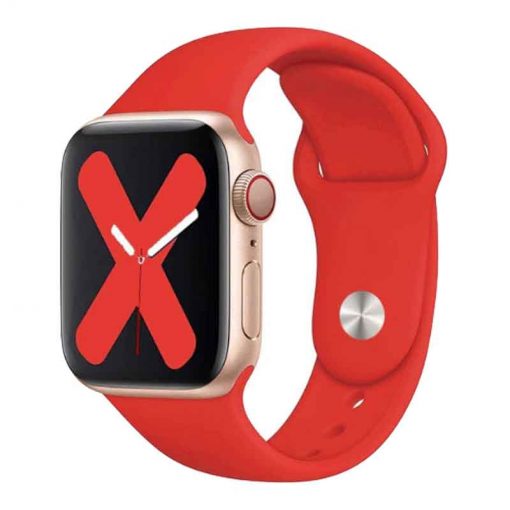 theklips-bracelet-montre-apple-watch-silicone-rouge
