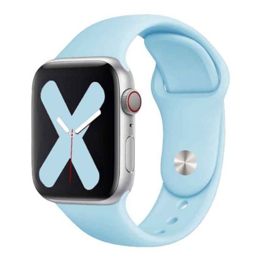 theklips-bracelet-montre-apple-watch-silicone-turquoise